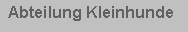 Textfeld:  Abteilung Kleinhunde